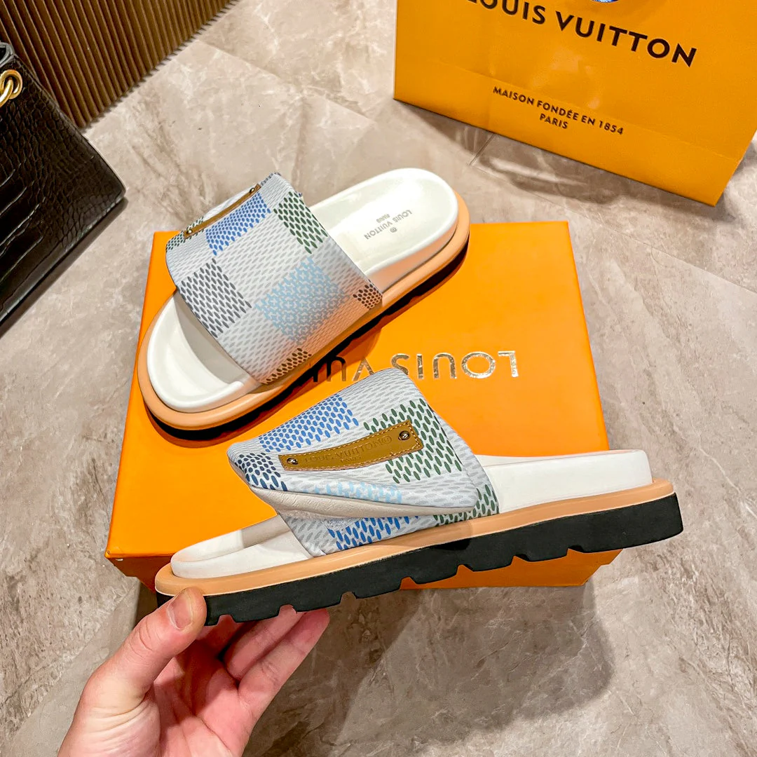 New Velcro Flat Slippers