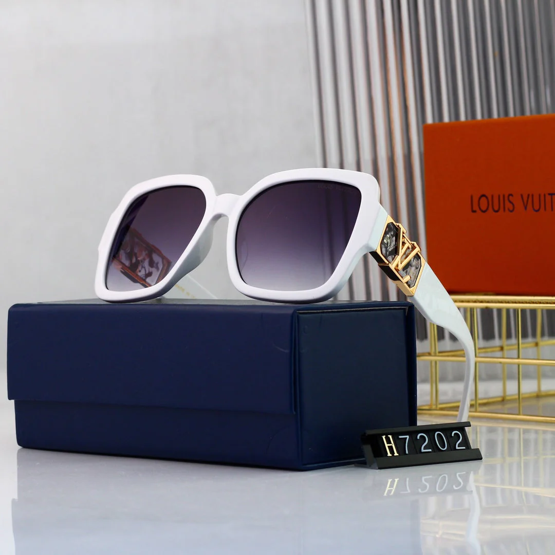 Trendy square frame UV protection glasses