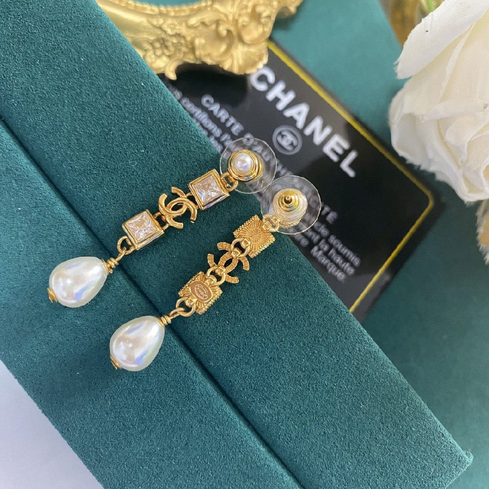 Pearl  Crystal Earrings