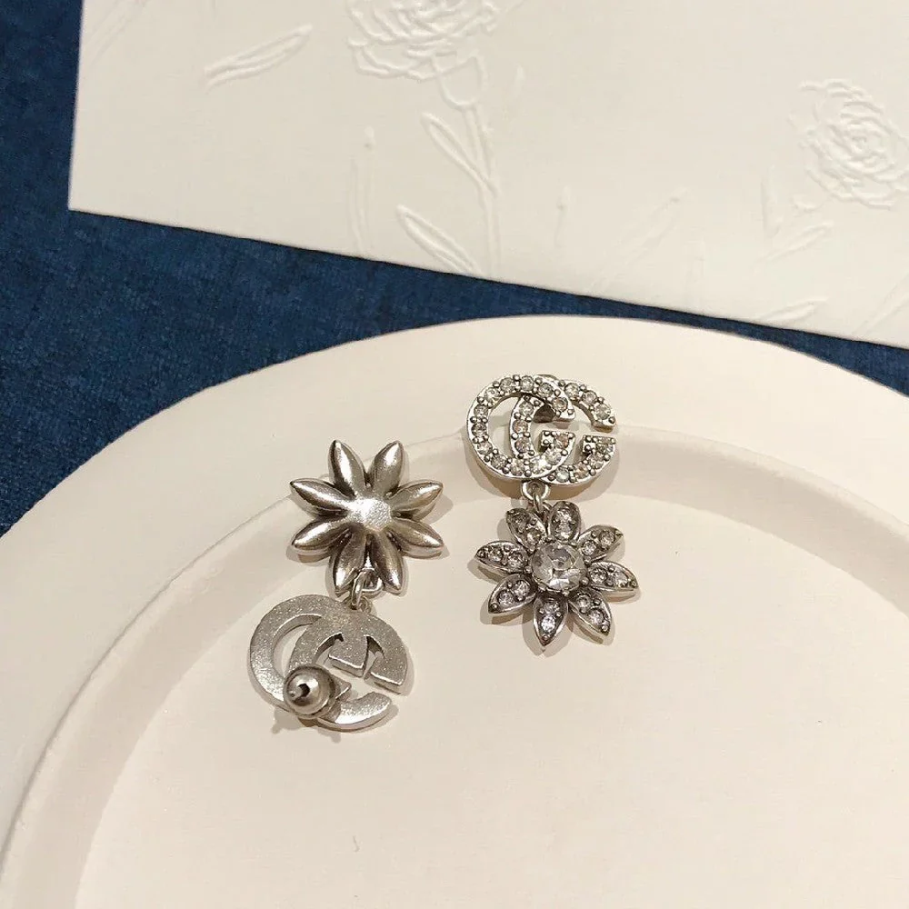 Flower Drop Earrings