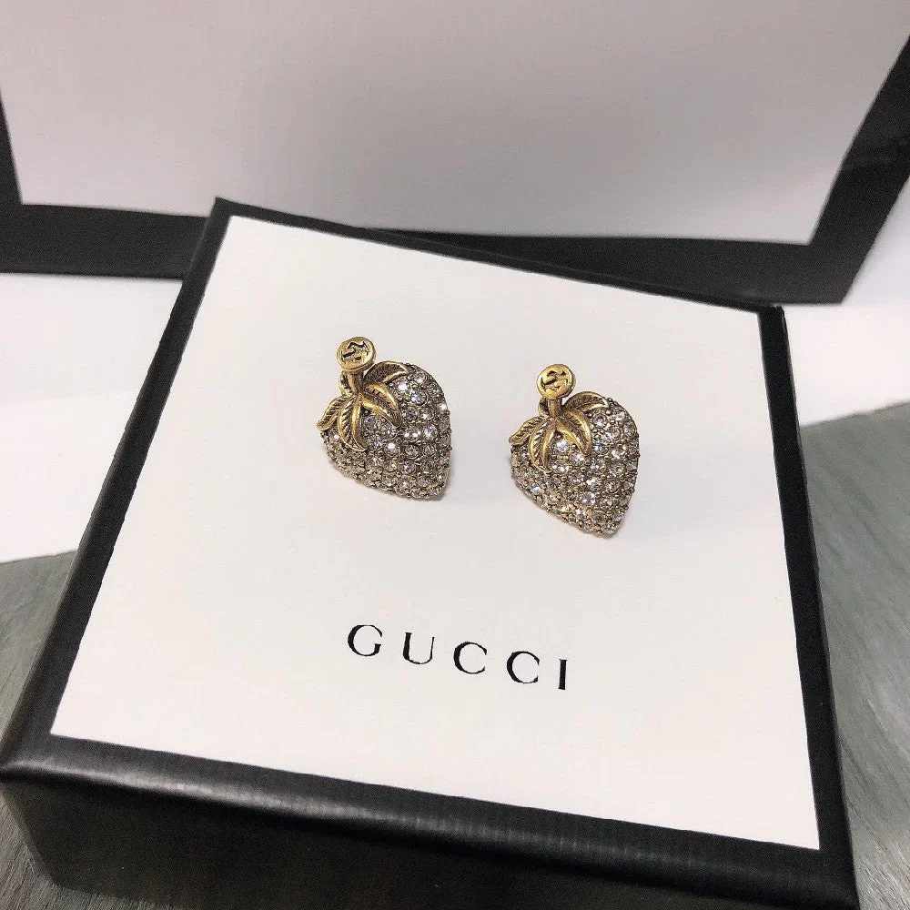 Strawberry Shaped Stud Earrings