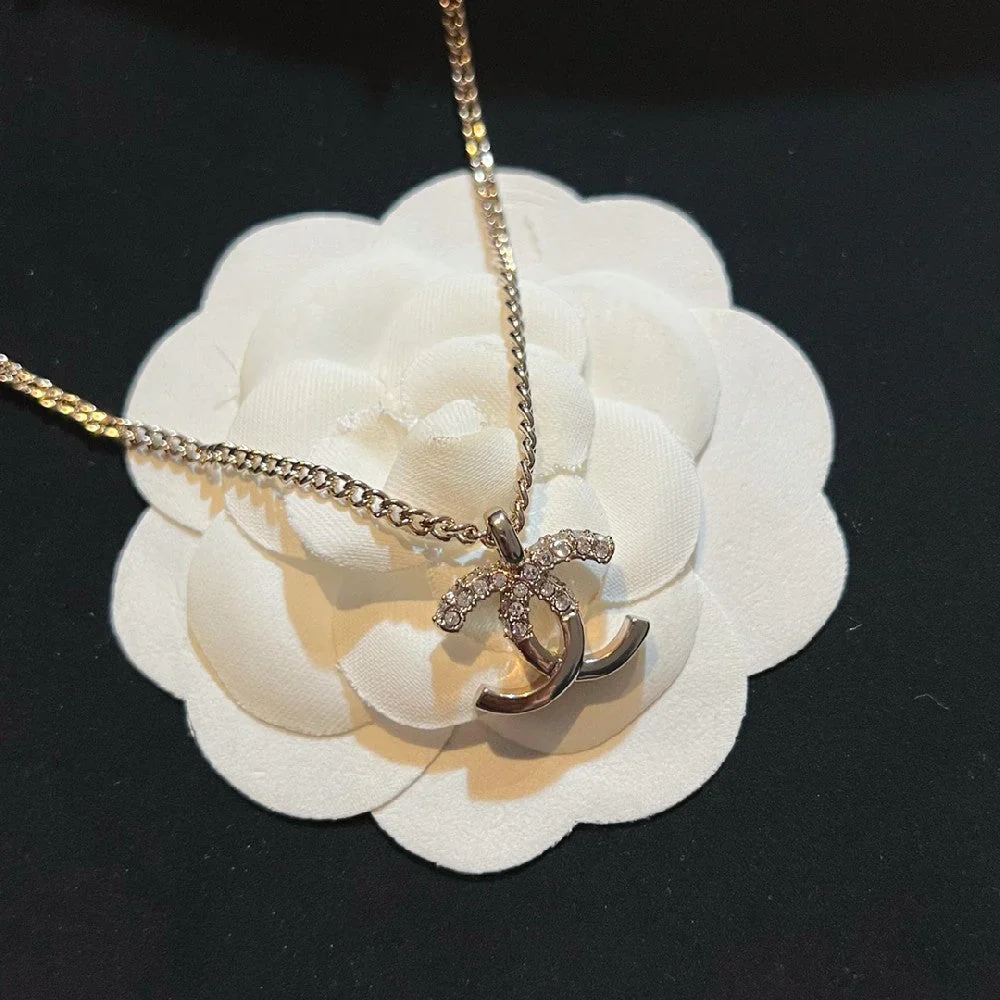 New Half Diamond Necklace