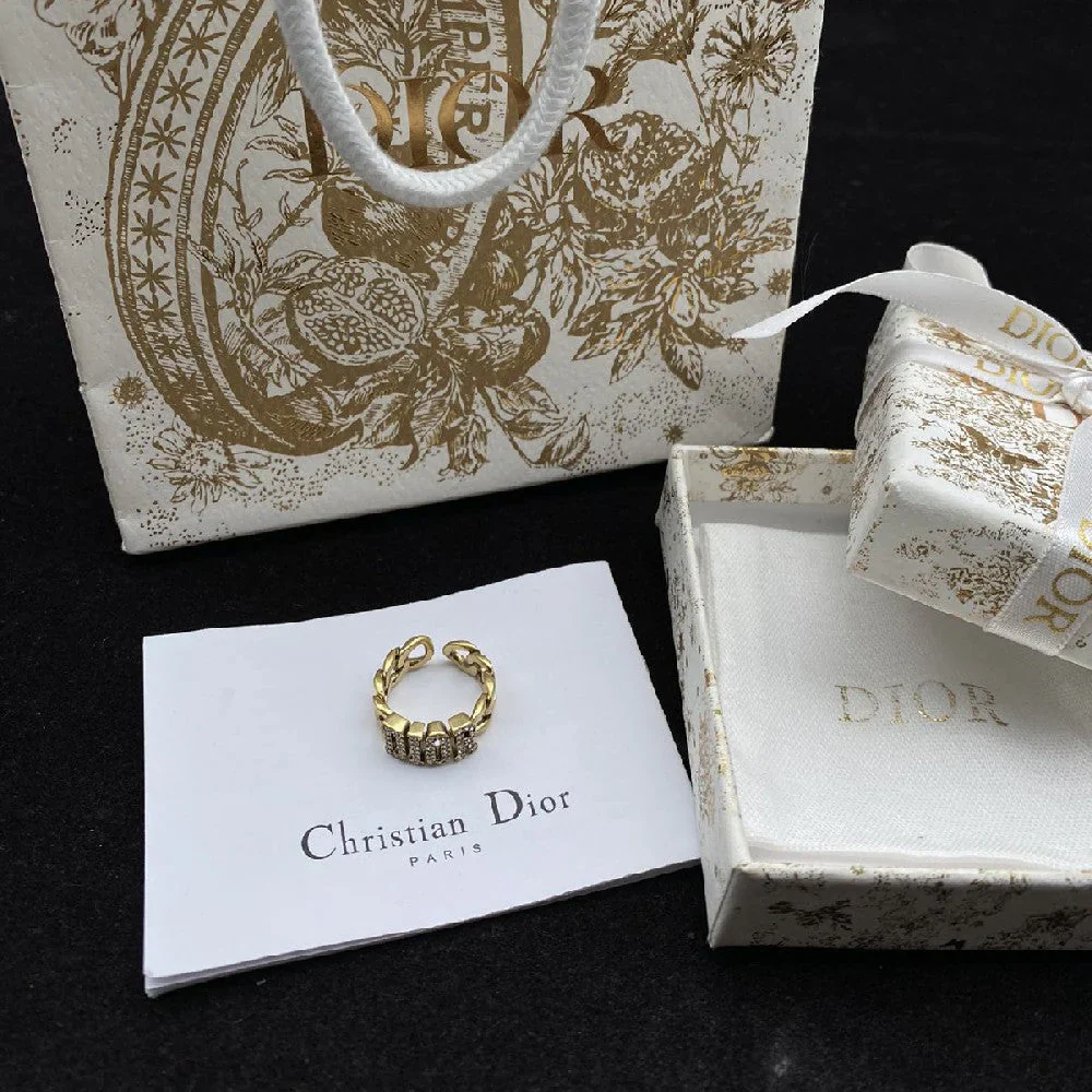 Simple Open Letter Ring