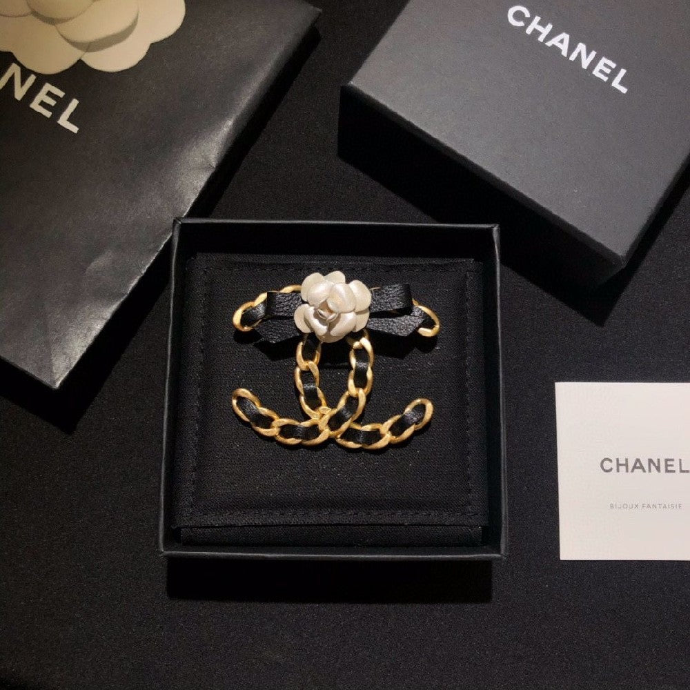 Elegant Camellia Brooch