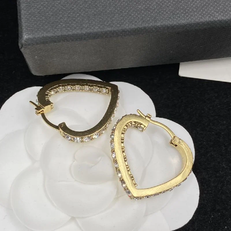 Personalized Love Diamond Earrings