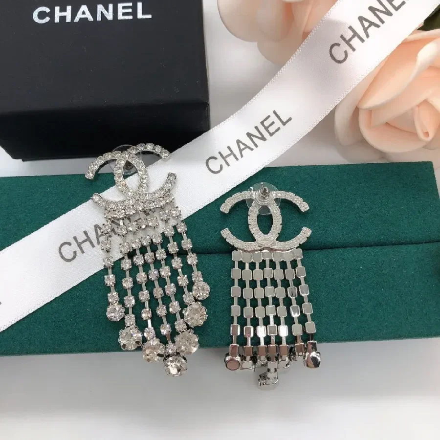 CC TRENDY TASSEL LONG EARRINGS