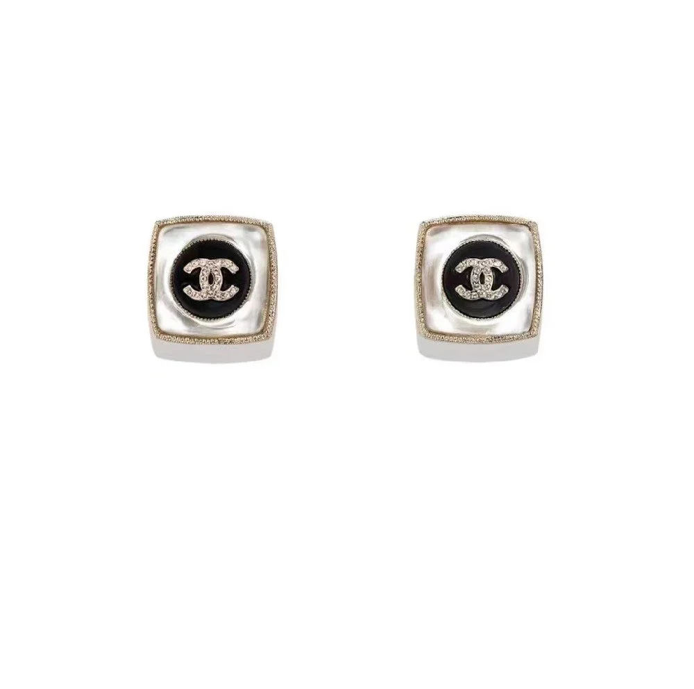 Fashion all-match square earrings