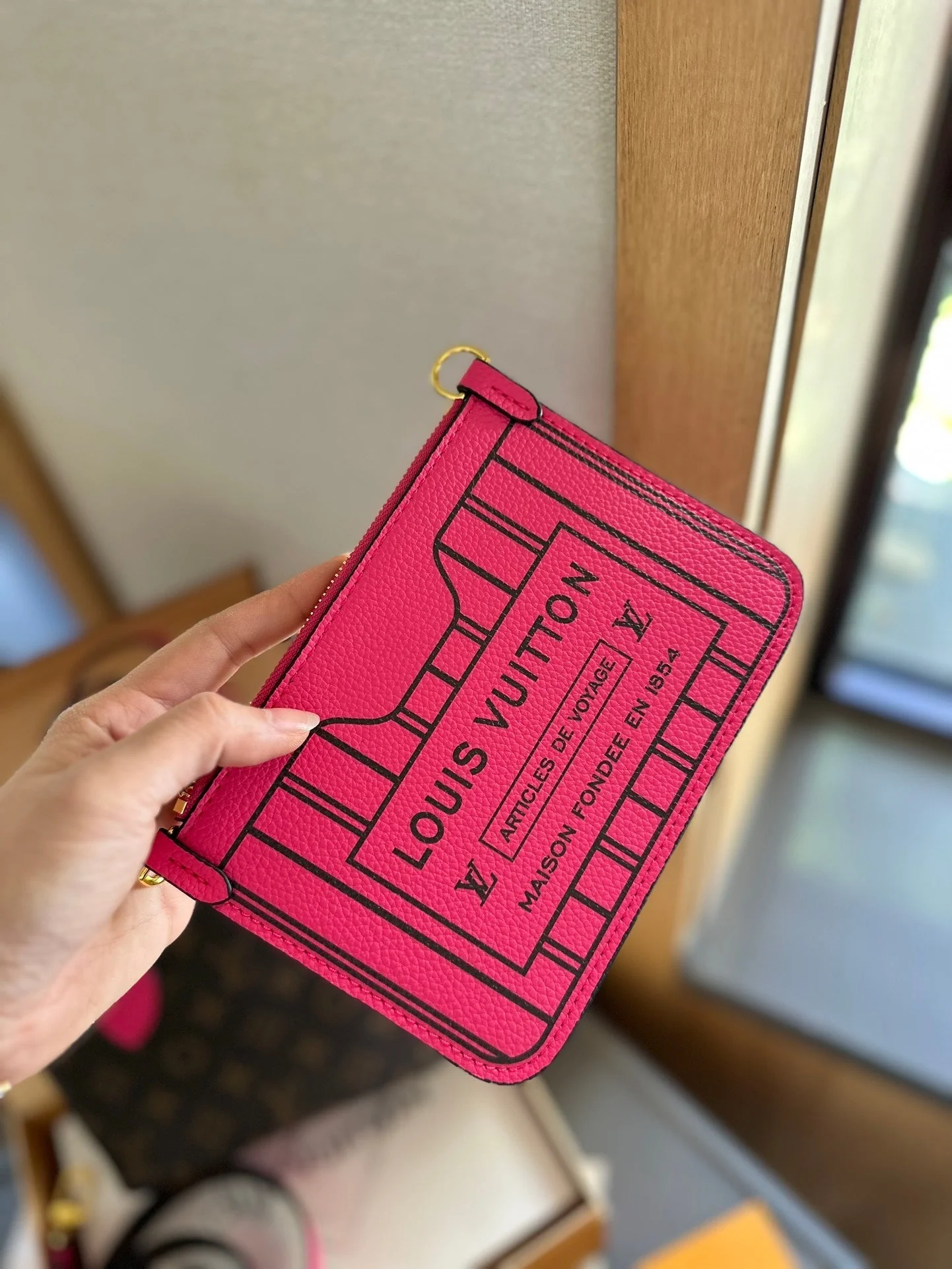 Second-hand tote bag with small wallet Size: 20cm