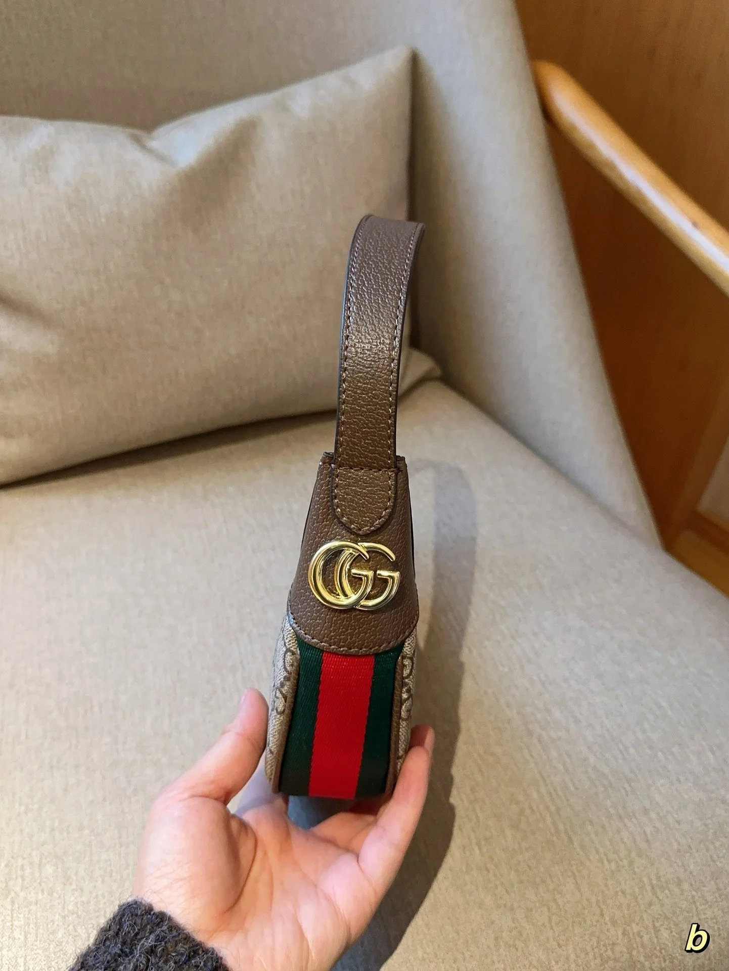 Fashionable classic mini crescent bag