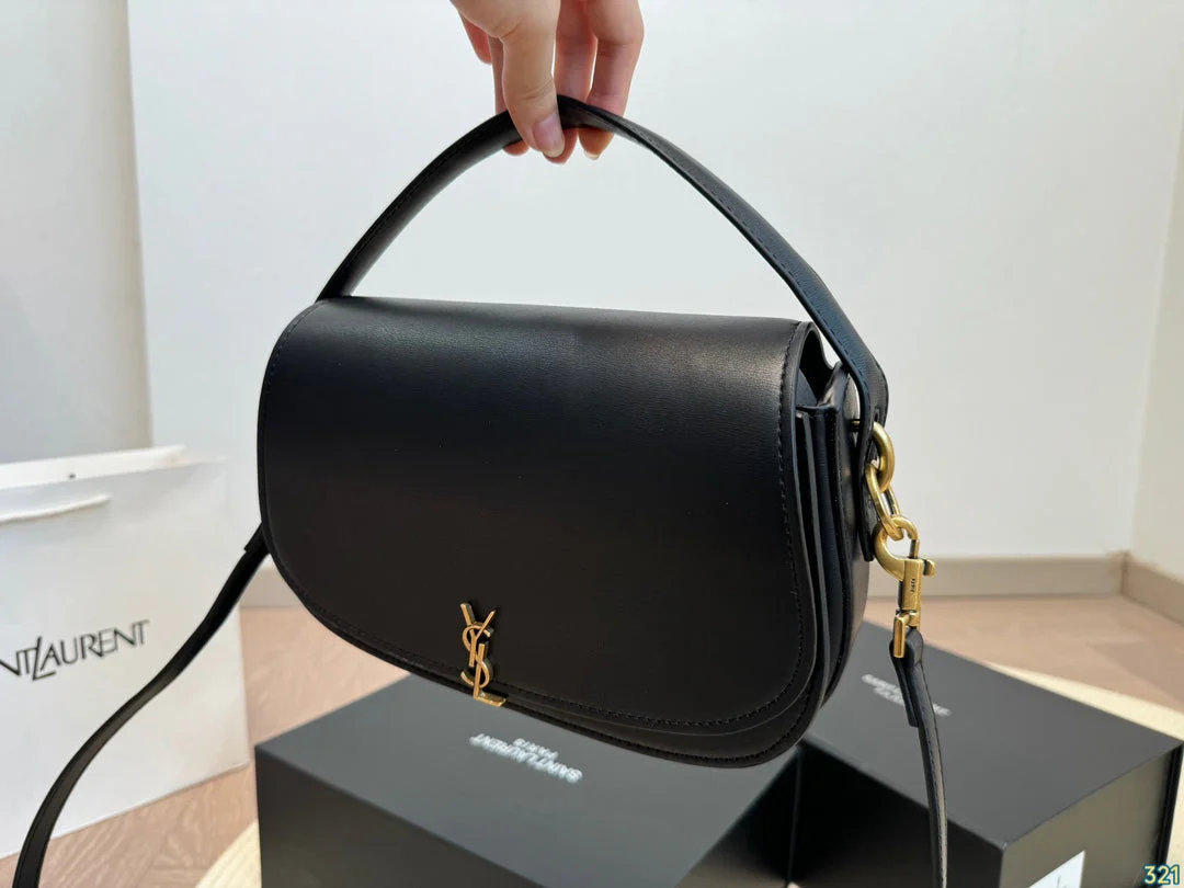 Simple and versatile oval underarm bag