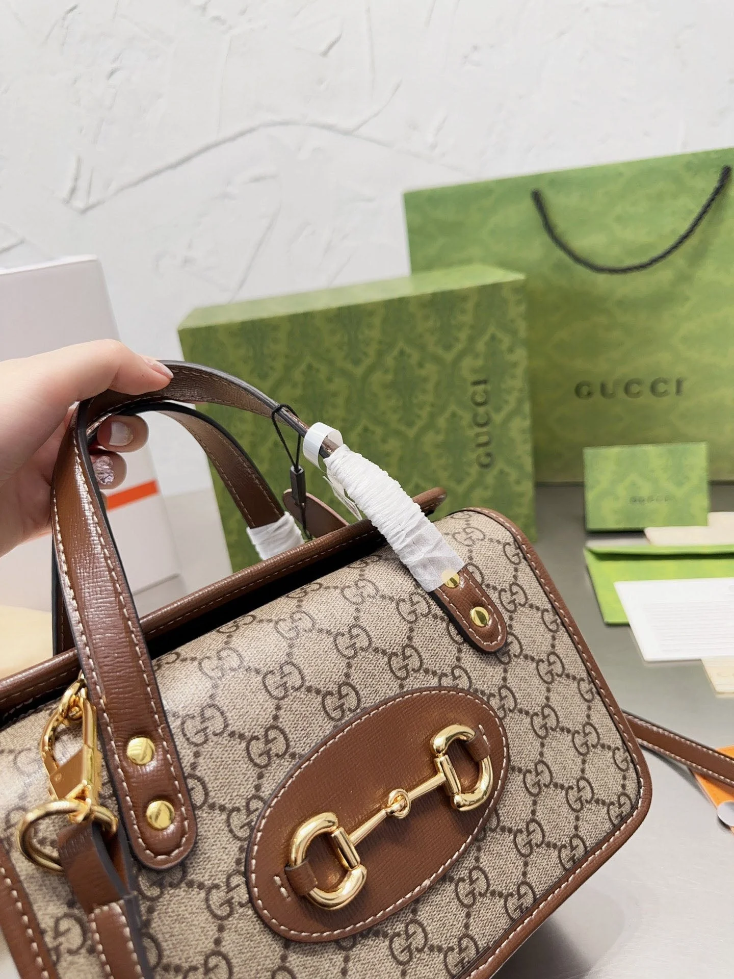 Retro old flower small box bag