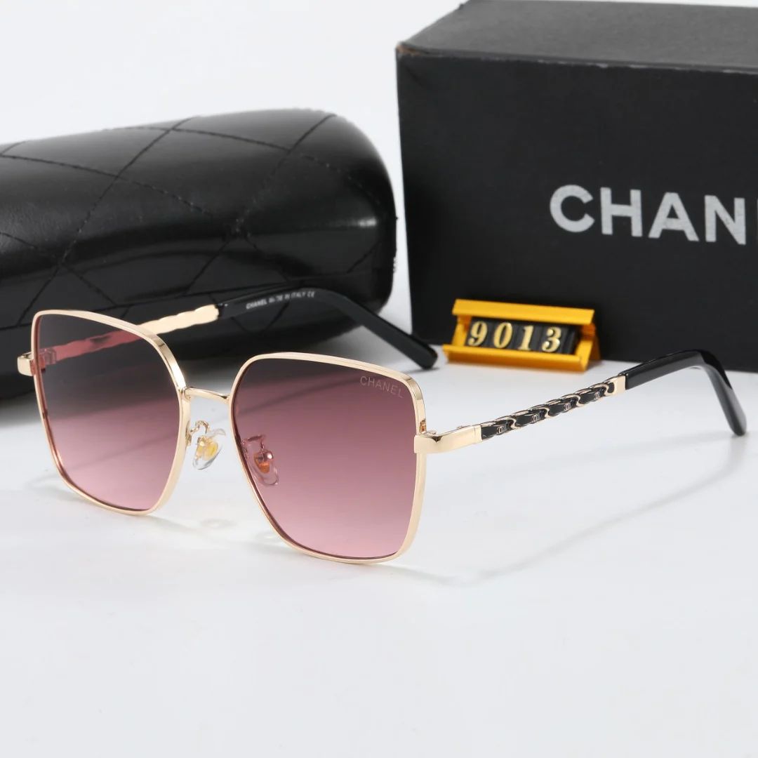 Personalized chain temple sun glasses