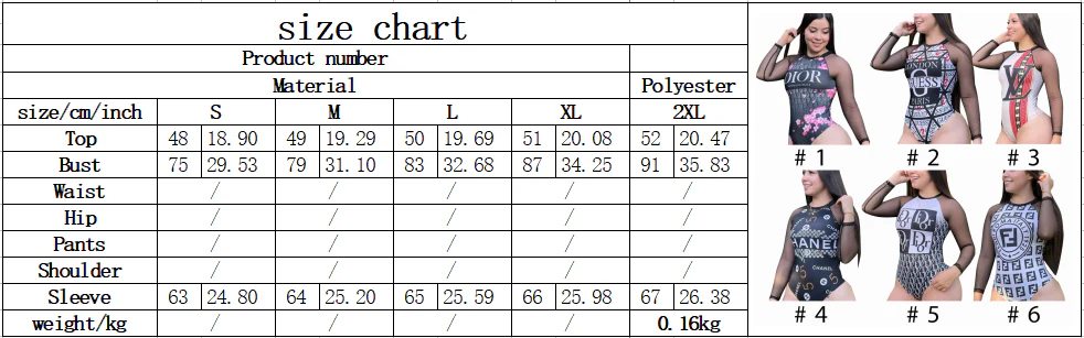 Highly elastic, soft and sexy printed mesh swimsuit with invisible zipper