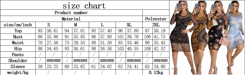 Sexy soft mesh see-through high-elastic long-sleeved dress