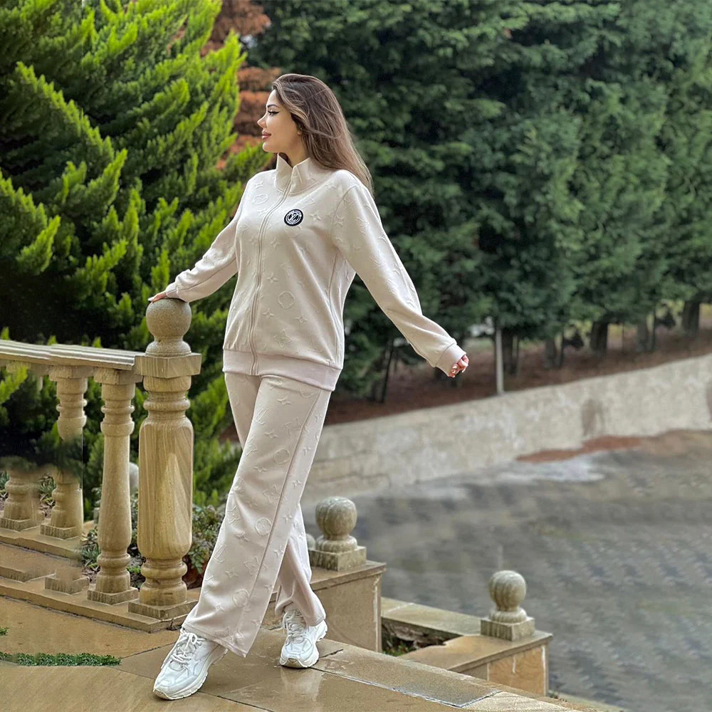 Outdoor Leisure Embossing + Embroidery + Thread + Zipper Set