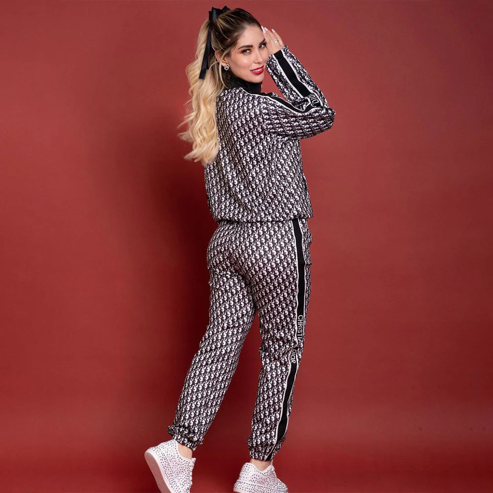 Autumn and Winter Outdoor Sports Zip-up Suit