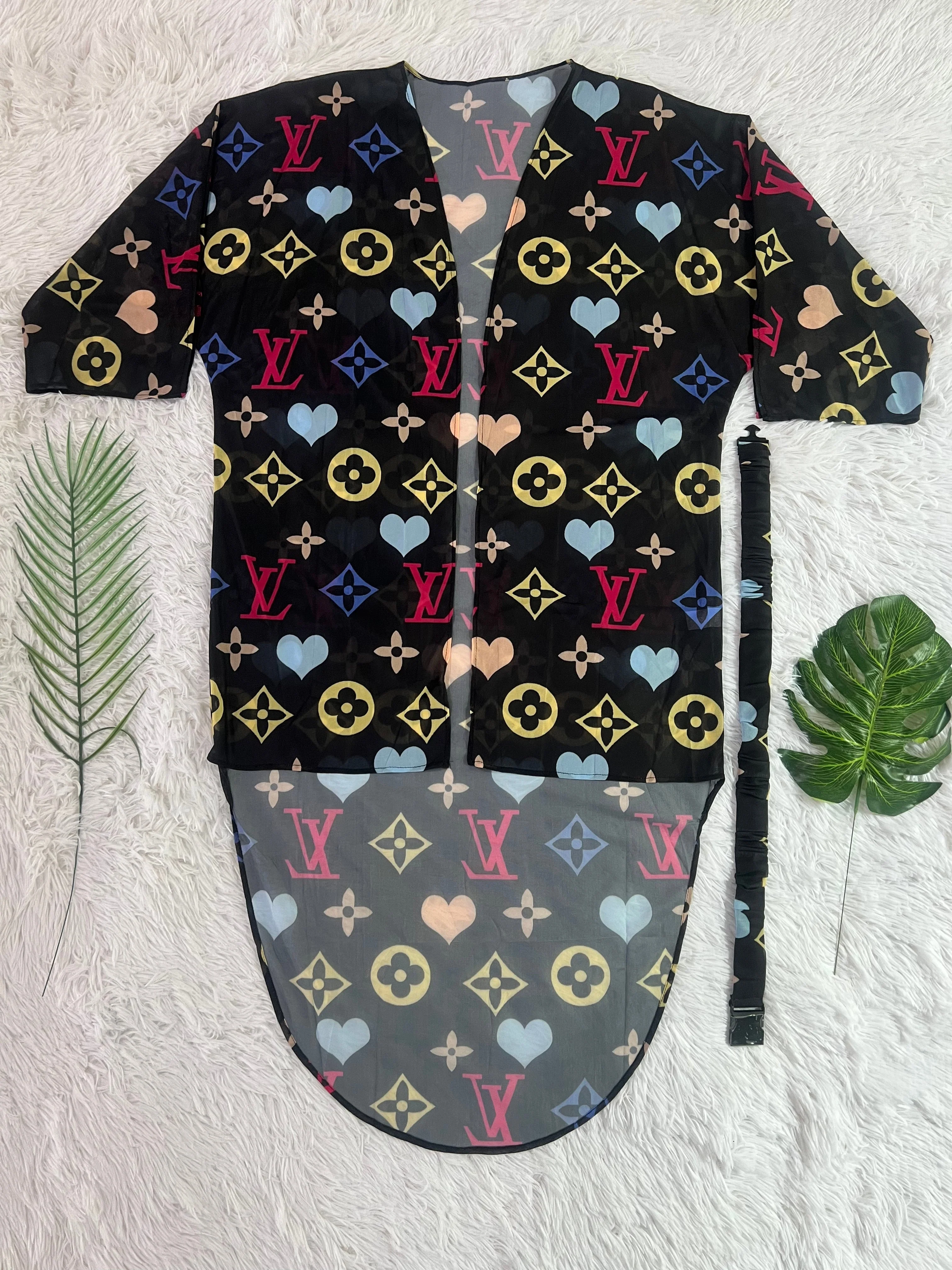 Ultra-thin mesh irregular beach skirt