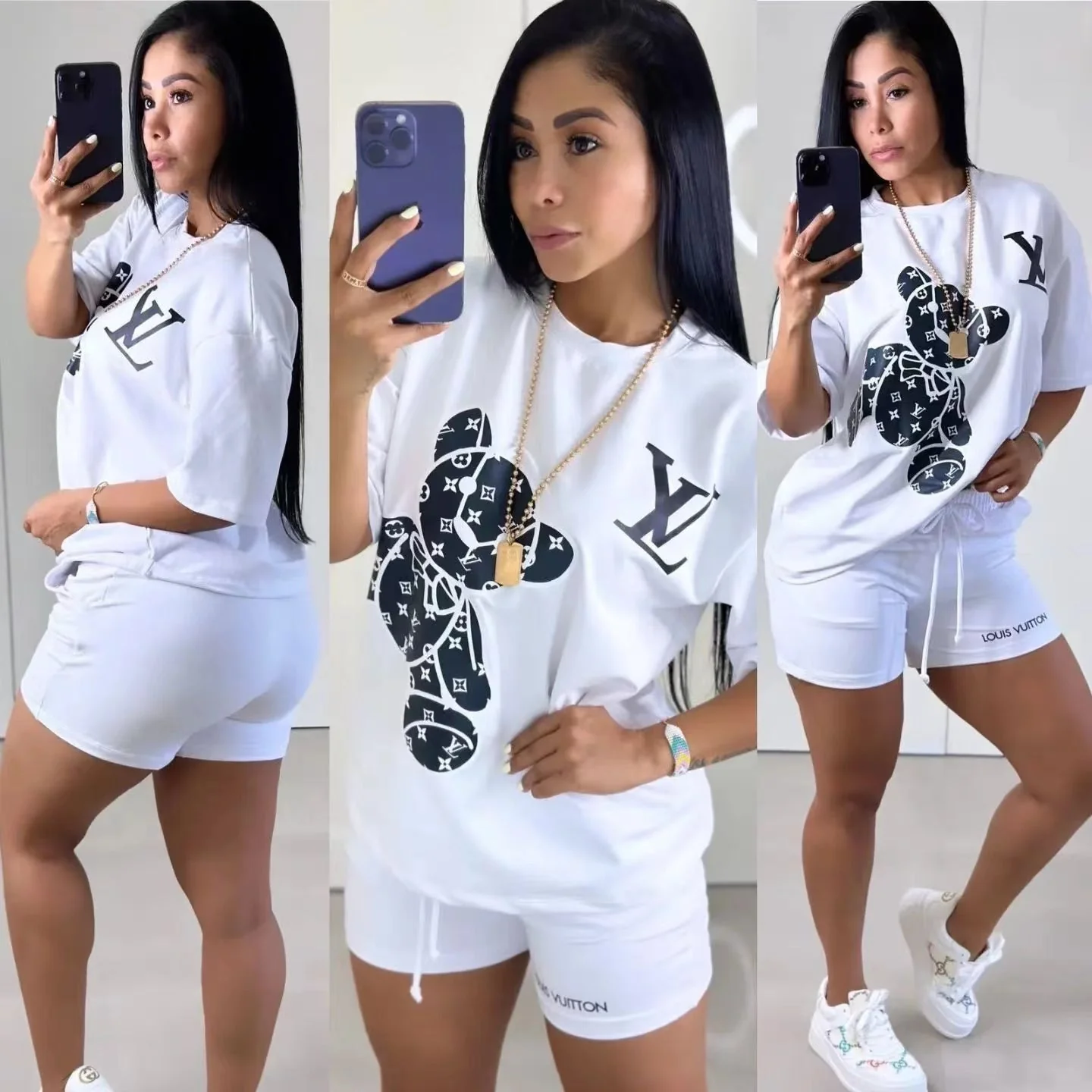 Cotton Comfort Pocket Casual Two-Piece Set