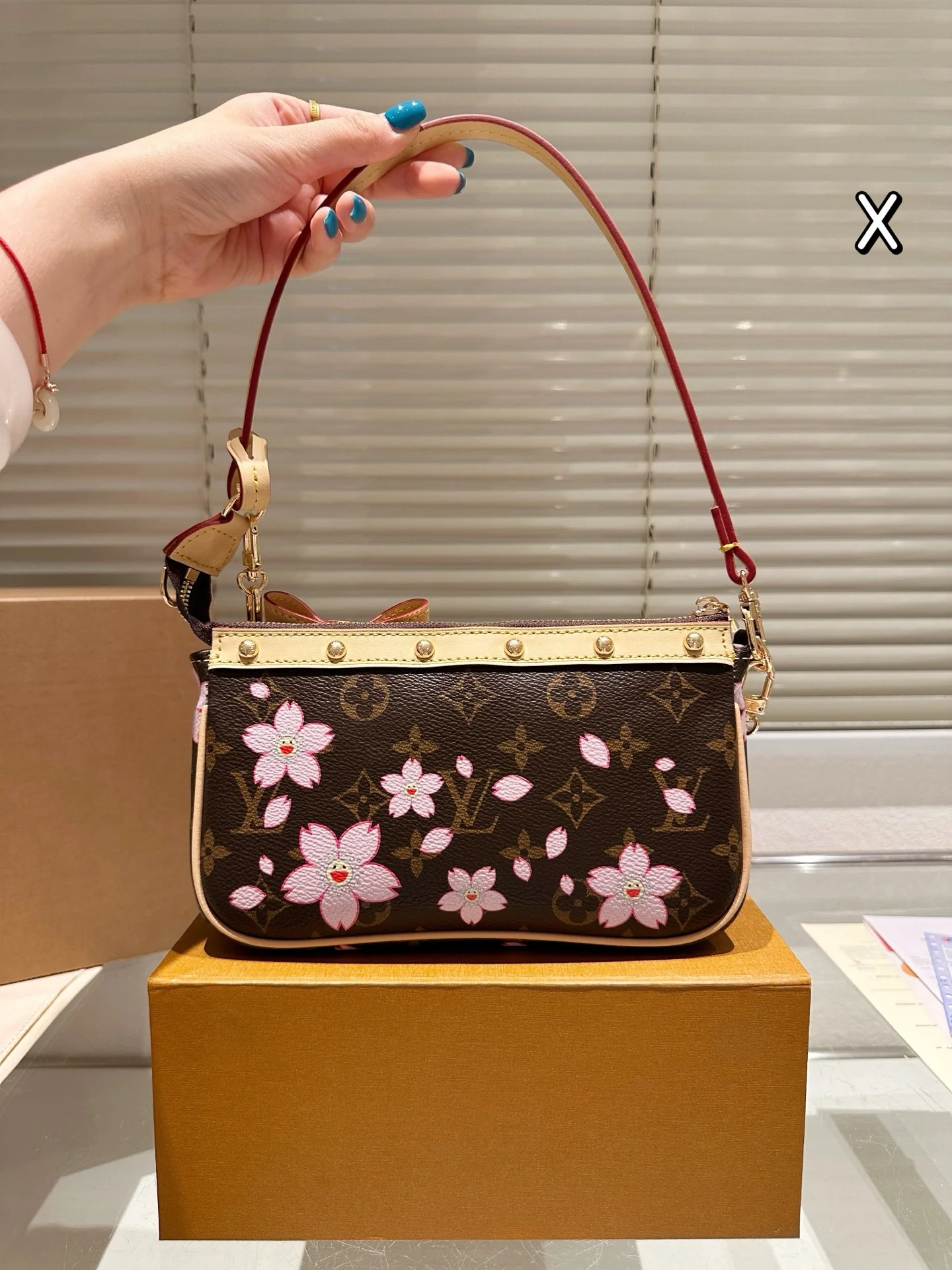 Sakura Mahjong Bag Pillow Bag 20cm
