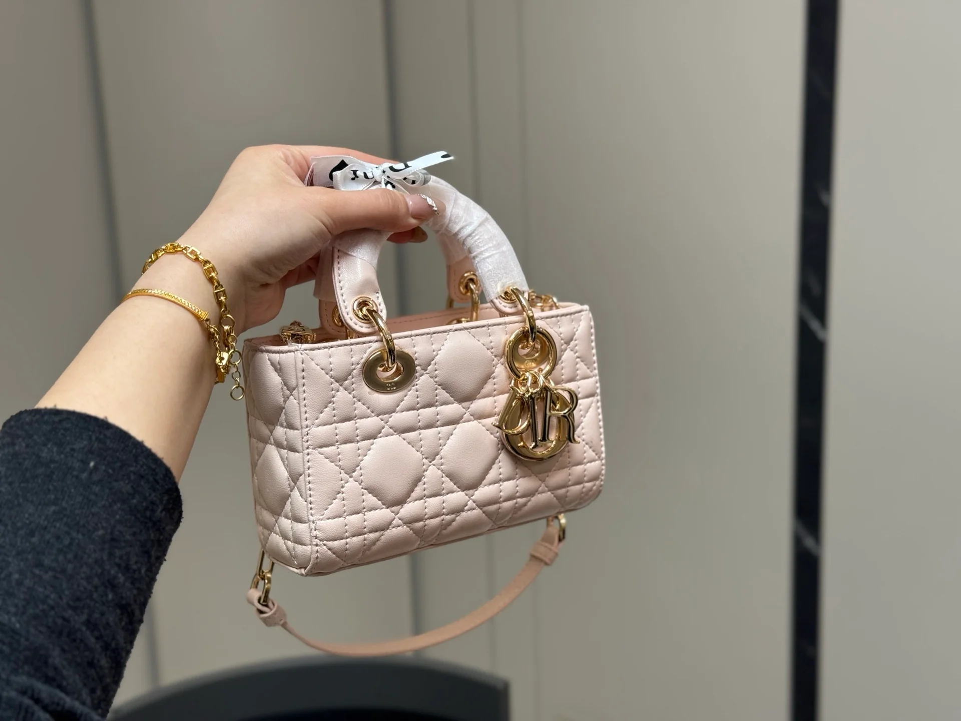 Patent leather horizontal version of the Princess Diana bag