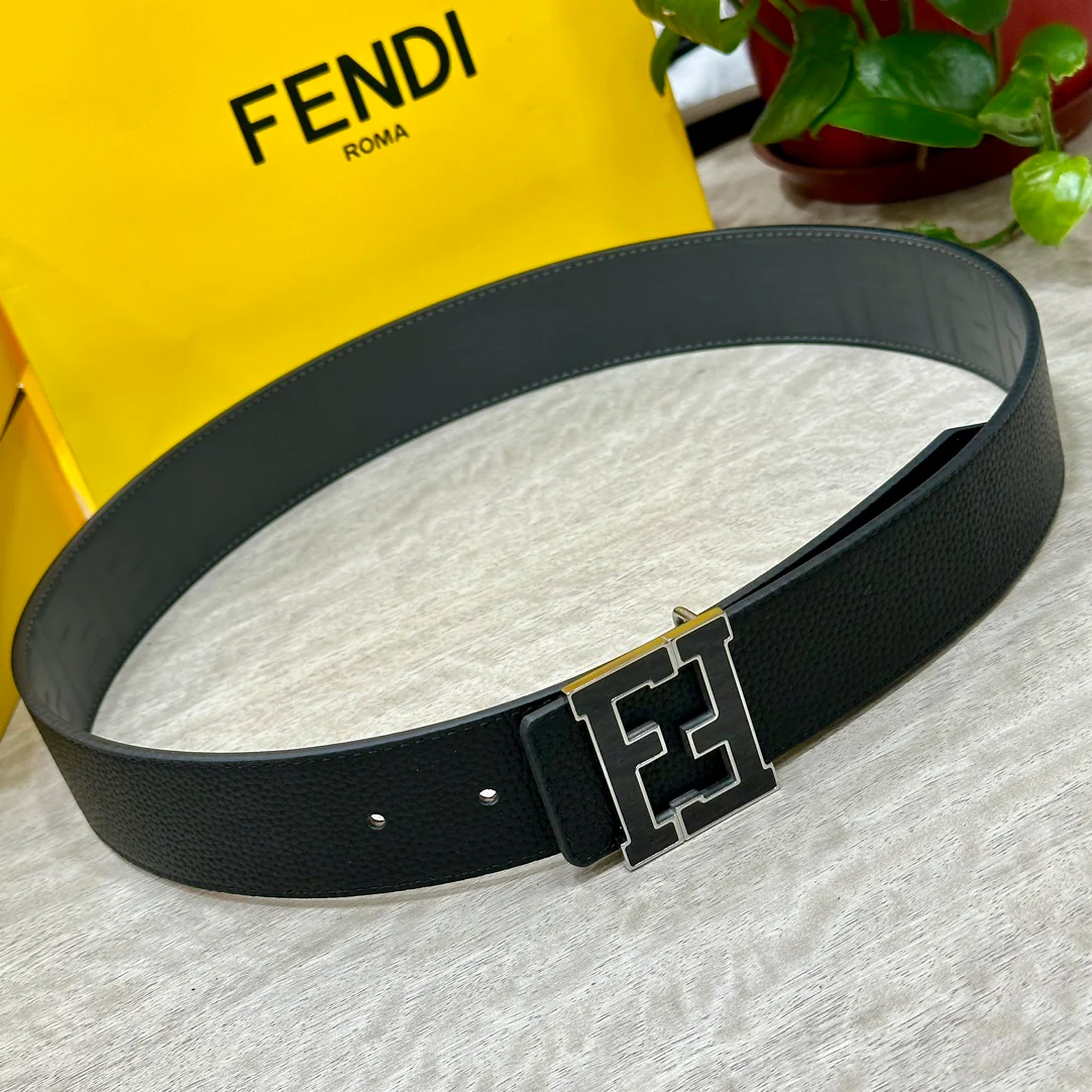 Double-sided top layer cowhide belt width 35MM