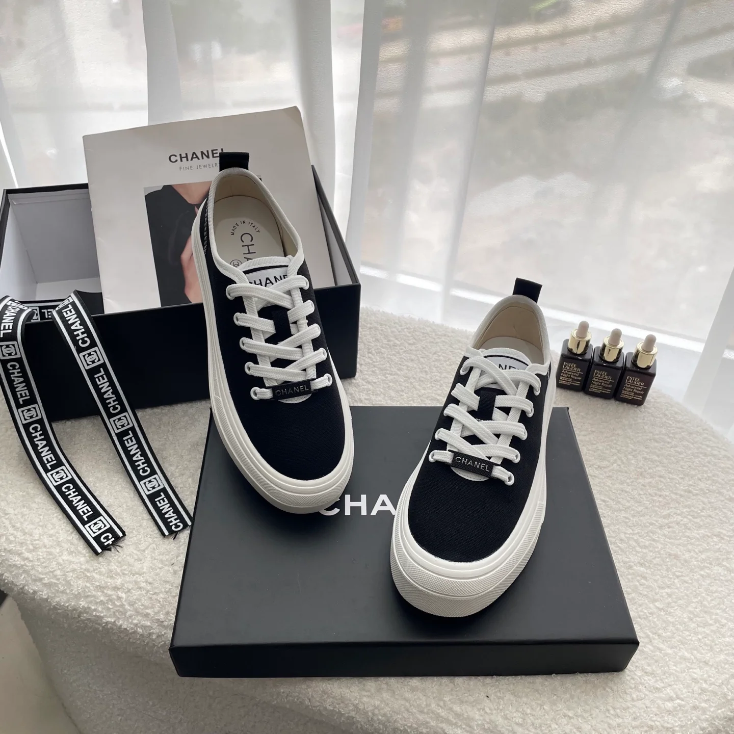 Thick-soled canvas shoes, 4.0CM thick sole