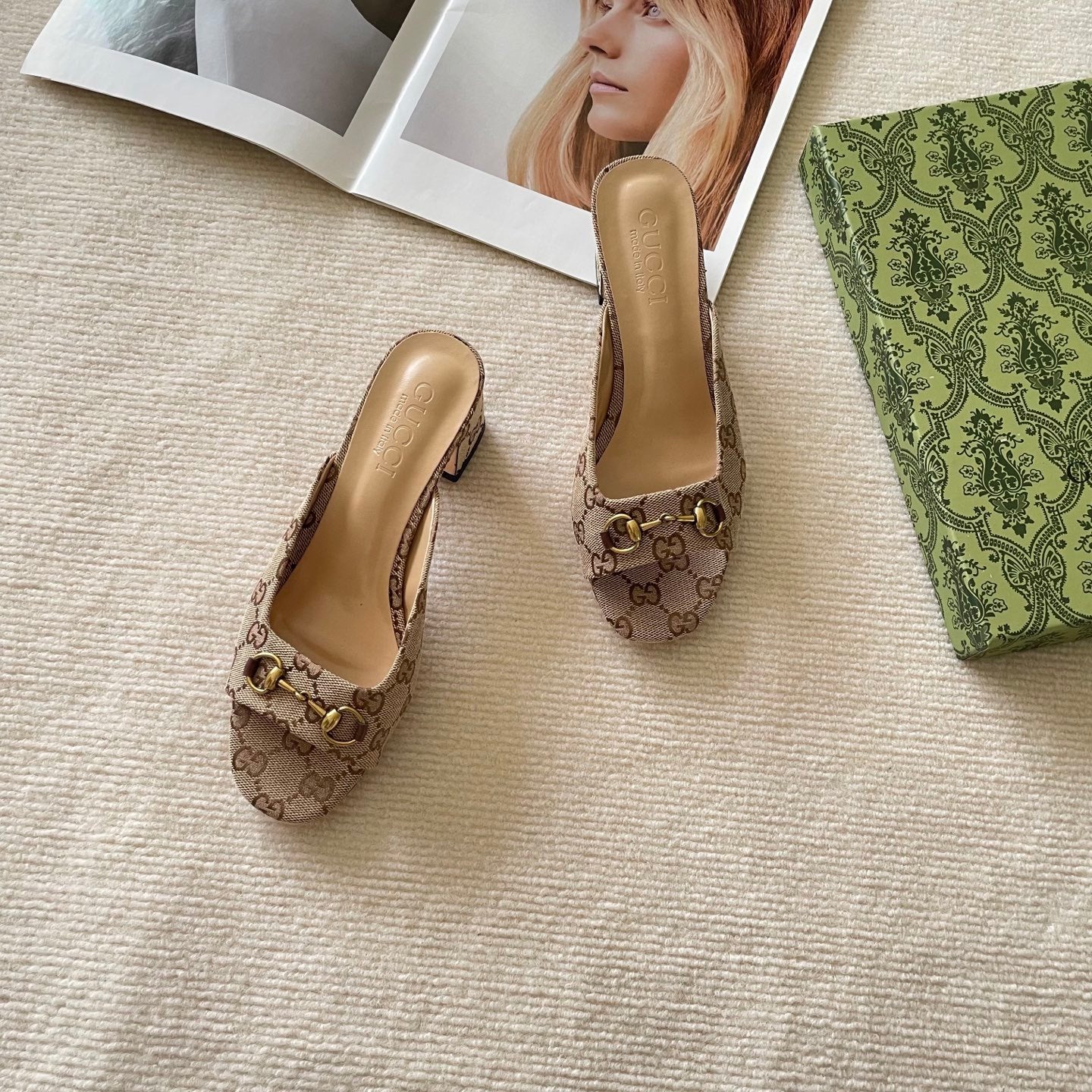 Chunky heel sandals ➤ Heel height 6.0CM