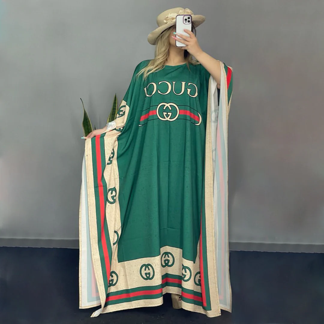 Round neck loose dress