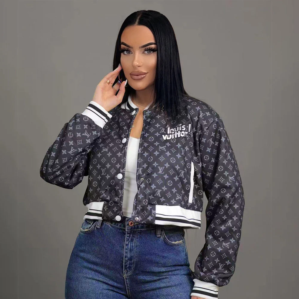 Jacket Print Embroidery Baseball Jacket