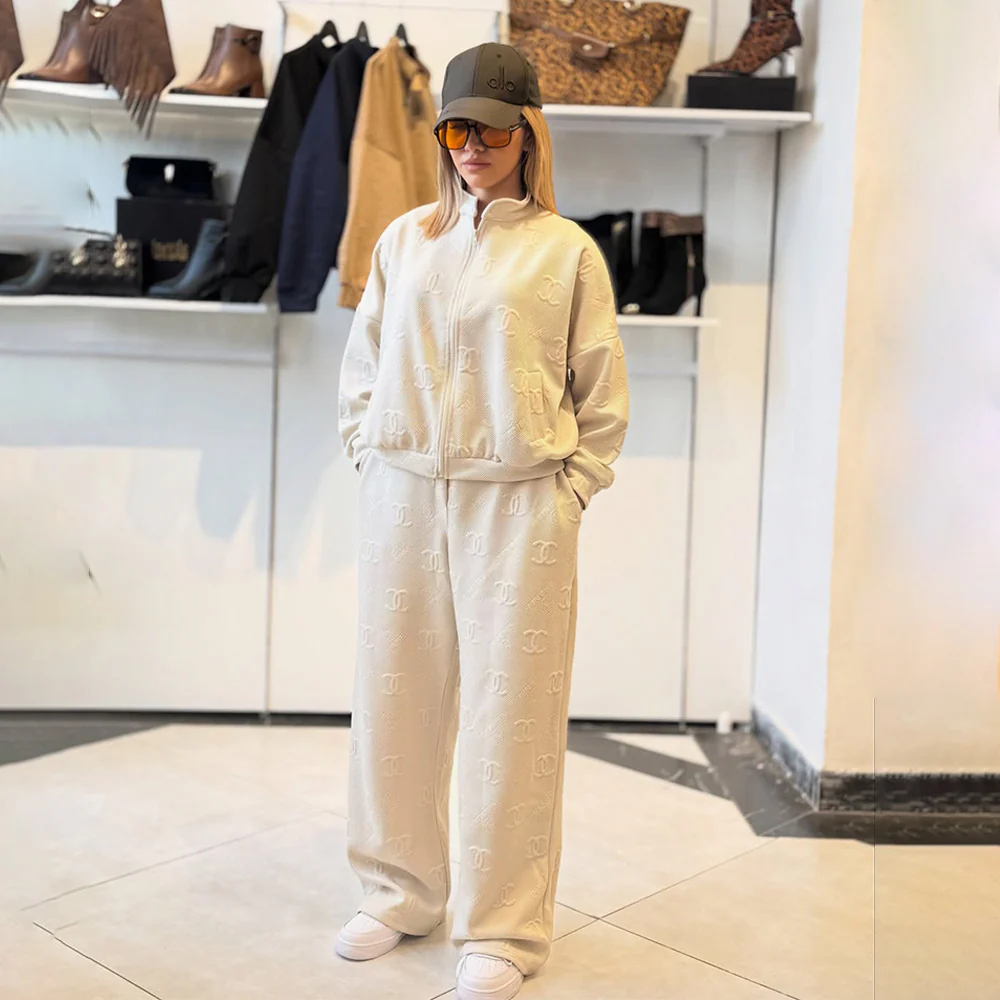 Loose-fitting two-piece set