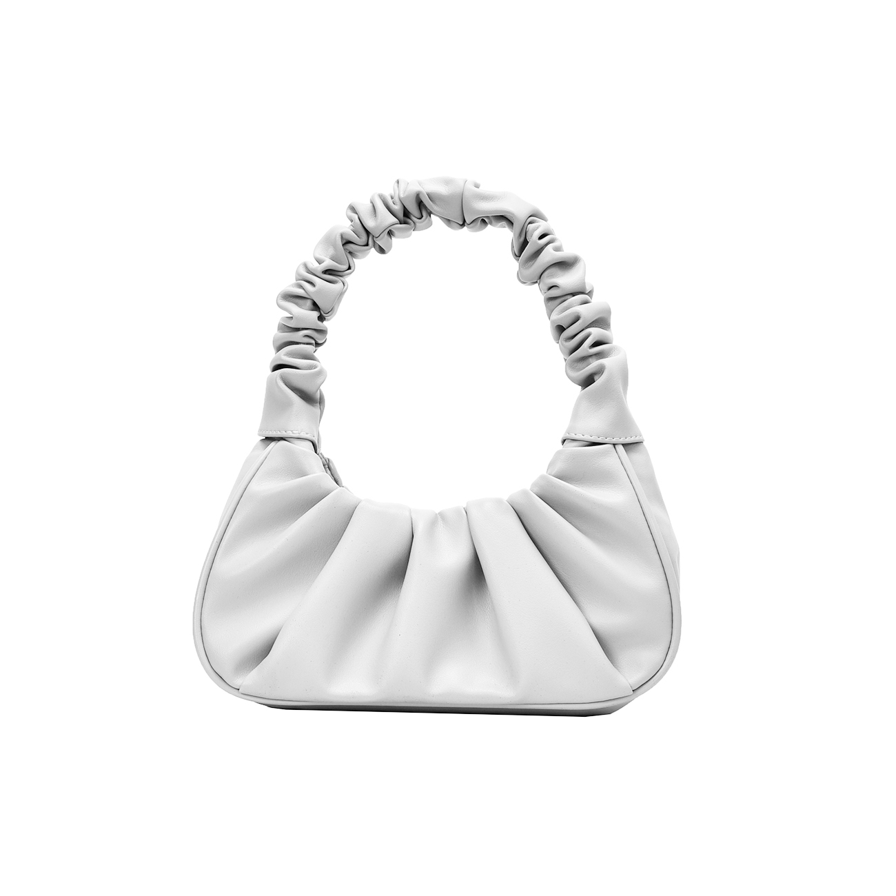 Pleated One Shoulder Handbag