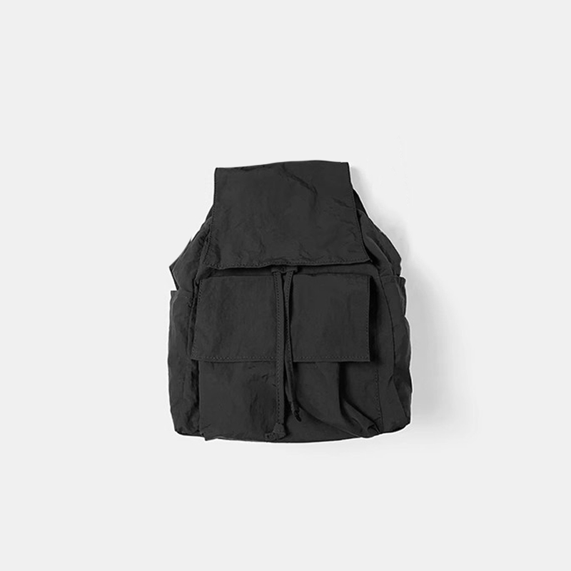 Quick-drying fabric Chain Leather Backpack