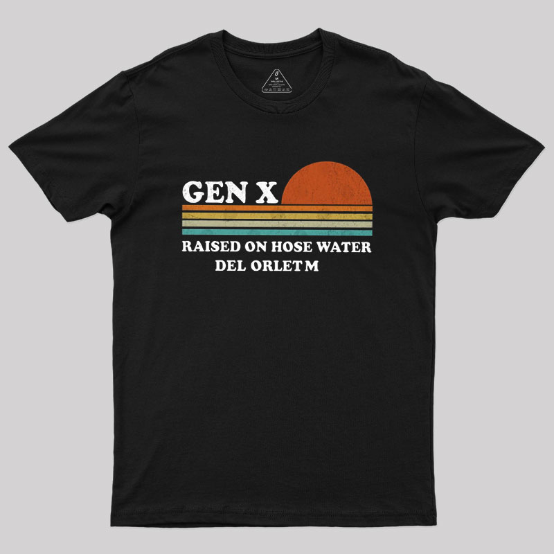 Gen-X Vintage Sunset Geek T-Shirt