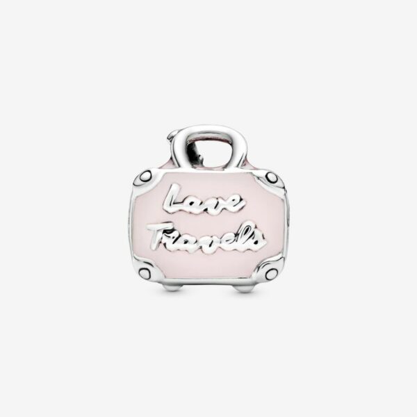 Pink Travel Bag Charm
