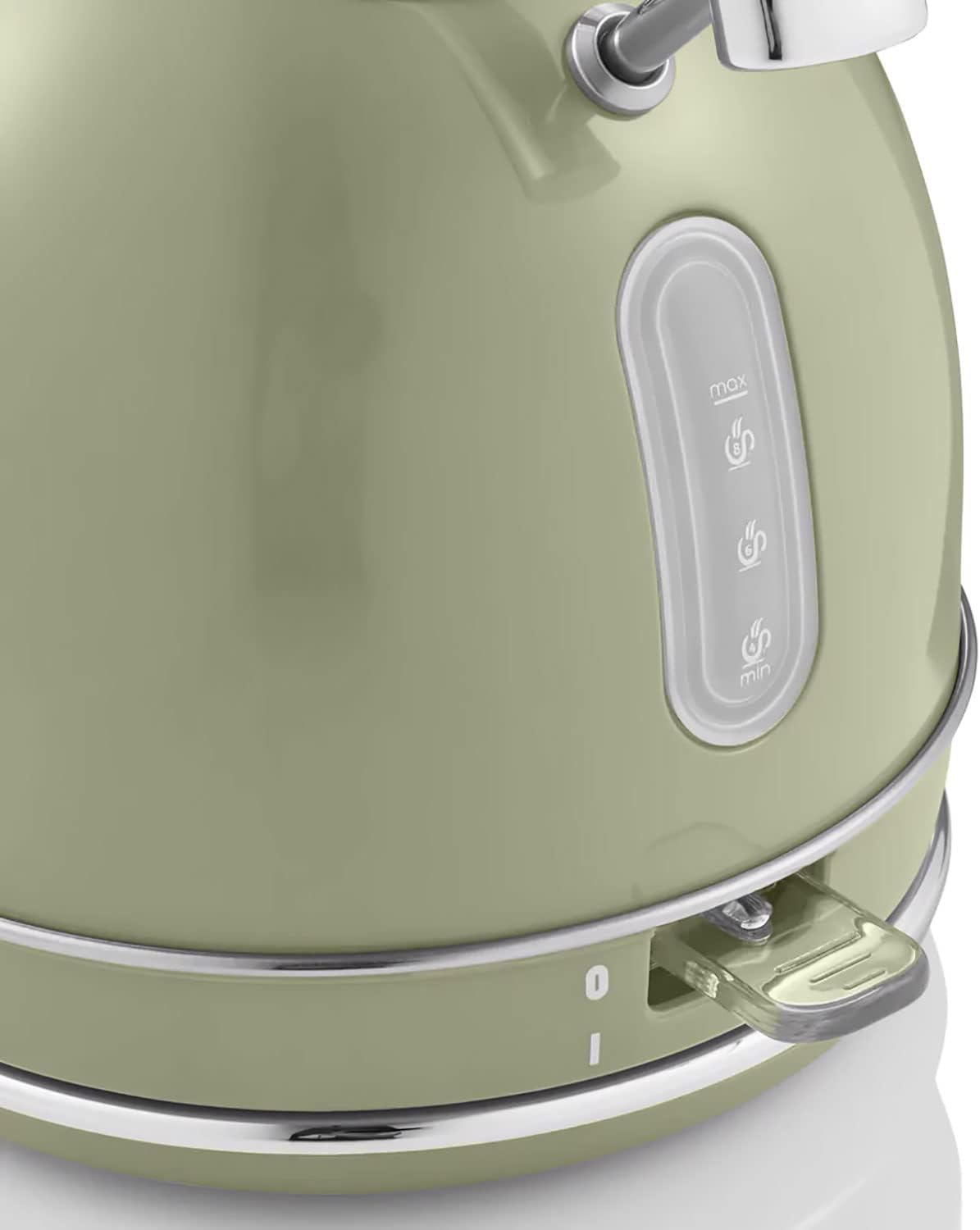 Swan Retro Breakfast Set 1.8 L Wireless Kettle with Stainless Steel Heating Element, Large Slot Toaster, 2 Slices, 6 Levels Roasting Regulator, Vintage Design, Green STP7050GNEU