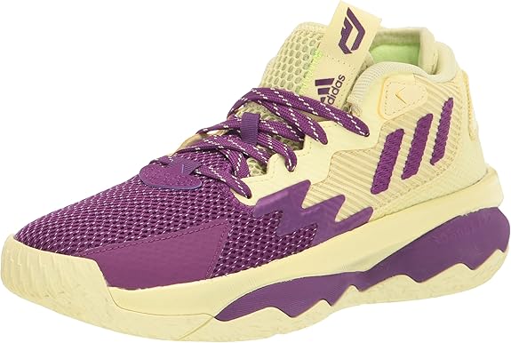 adidas Mens Dame 8 Basketball Sneakers Shoes Casual - Yellow