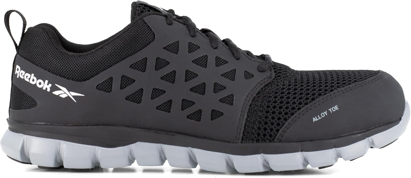 Reebok Men's Rb4041 Sublite Cushion Safety Toe Athletic Work Shoe Black
