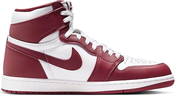 NIKE Jordan Men's 1 Retro High OG Artisanal Red White/Team Red (DZ5485 160) - 11