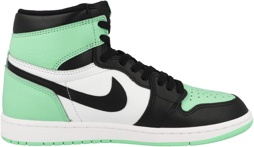 Nike Air Jordan 1 Retro High OG Men's Shoes White/Black-Green Glow DZ5485 130