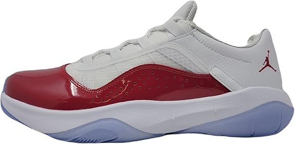 Nike Hombres Air Jordan 11, negro, blanco, rojo (White/Gym Red-Black)