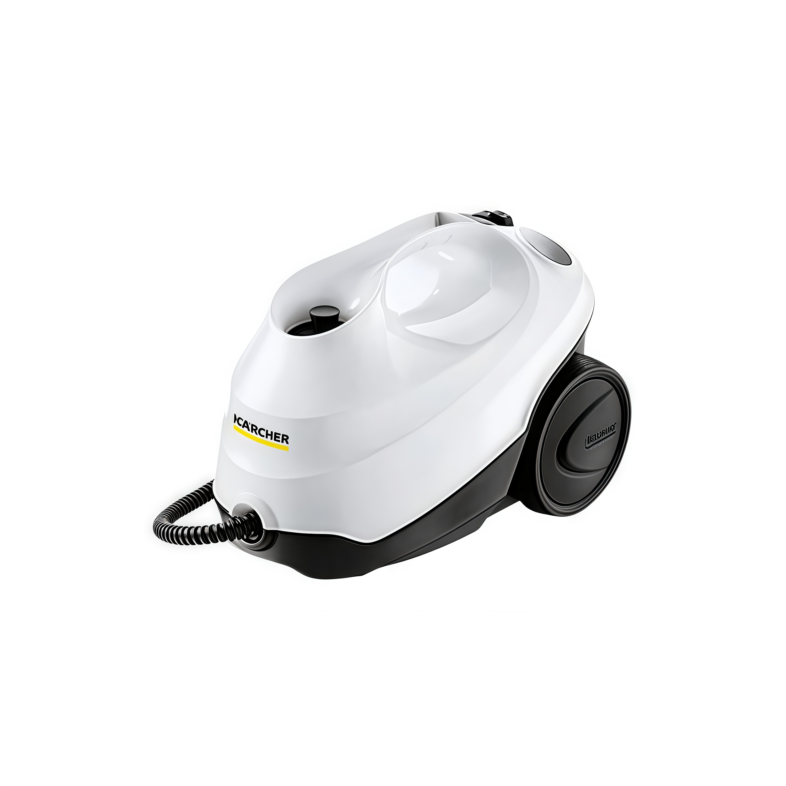 Karcher SC 3 EasyFix Steam Cleaner, 1900W, 3.5 bar, 1L, 75m², Heats in 30s, Includes Floor Cleaning Kit, Descaling Cartridge, Nozzles, White