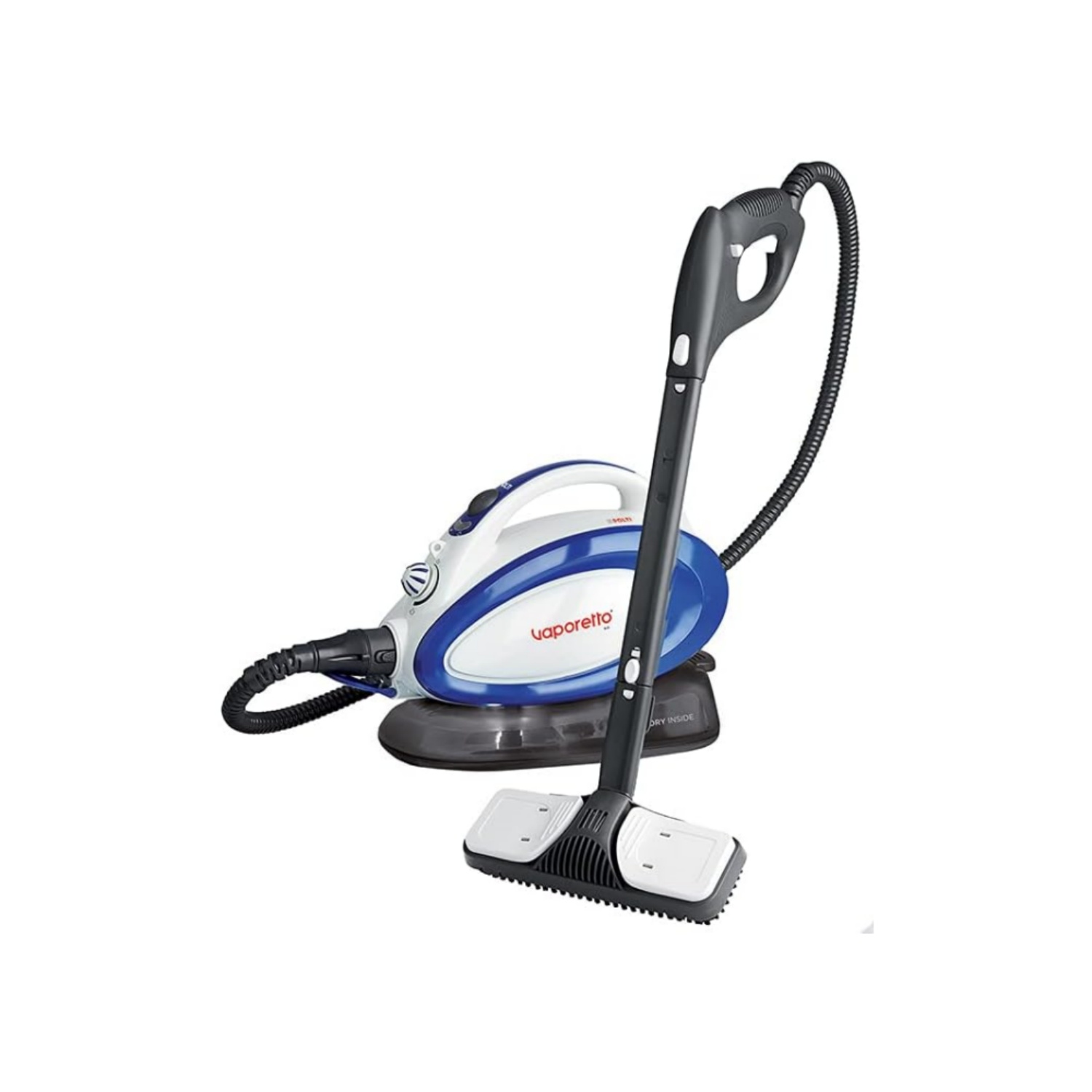 Polti Vaporetto Go Steam Cleaner, 3.5 Bar, 0.75 L Tank, 14 Accessories