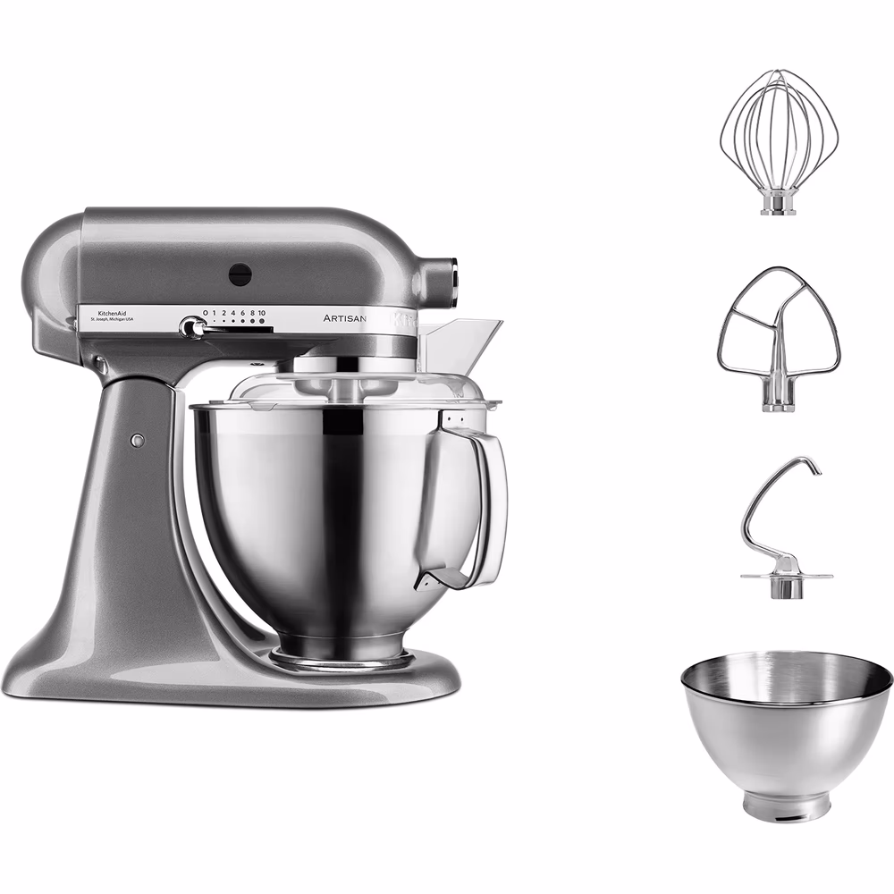 Kitchen machinery and Kippbarem motor 4, 8L - ARTISAN PREMIUM - Medal Silver
