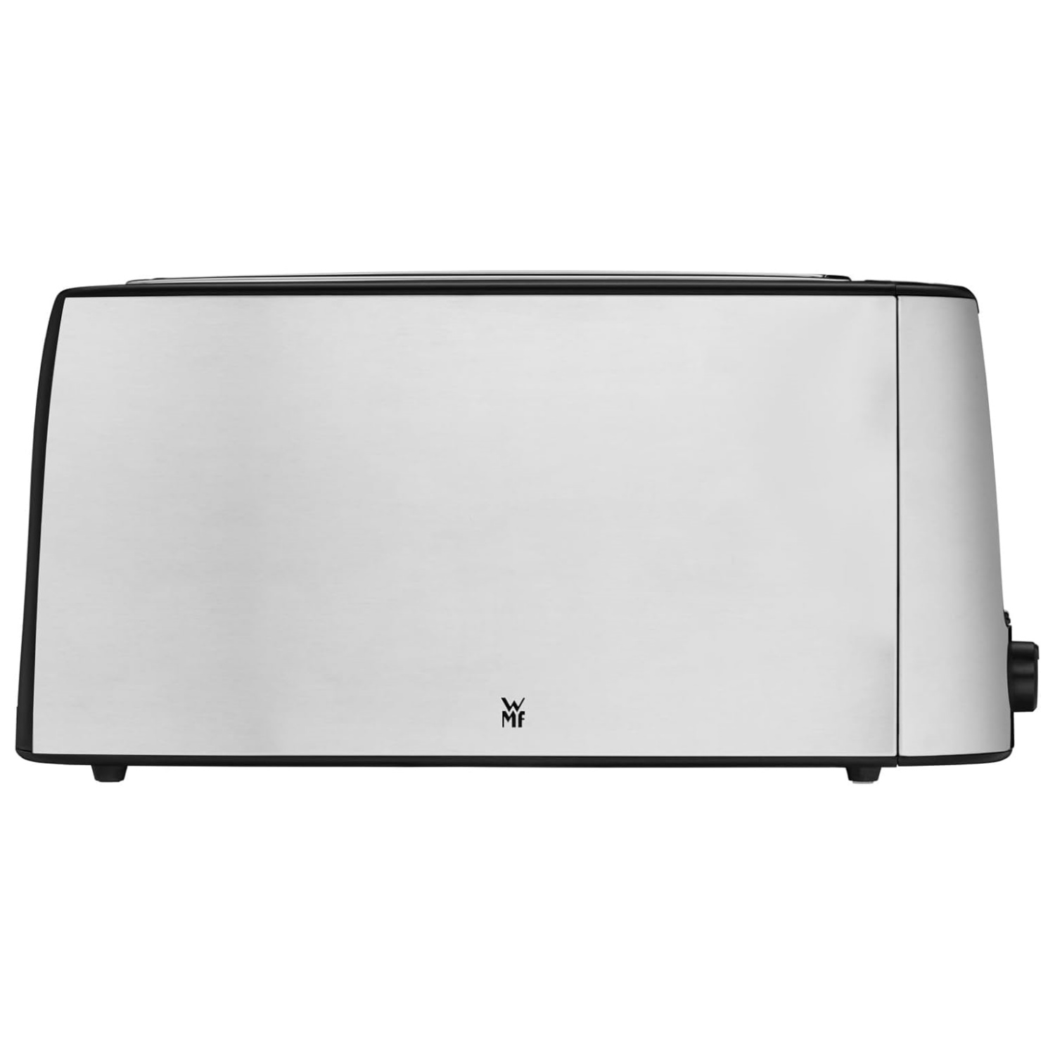 WMF Bueno Pro Long Slit Toaster with Roller Attachment 4 Slices XXL Toast Crisp Function 6 Levels of Gilding 1550W Matt Stainless Steel Toaster