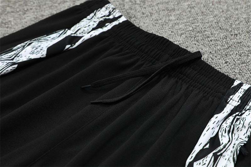 2024/2025 Players Edition Arsenal Pre-Match Black Half-zip training suit Football Jersey