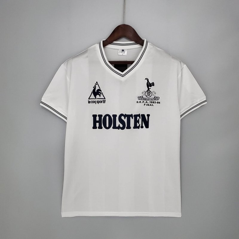 1983/1984 Retro Tottenham Hotspur Home UEFA Cup Final Football Shirt