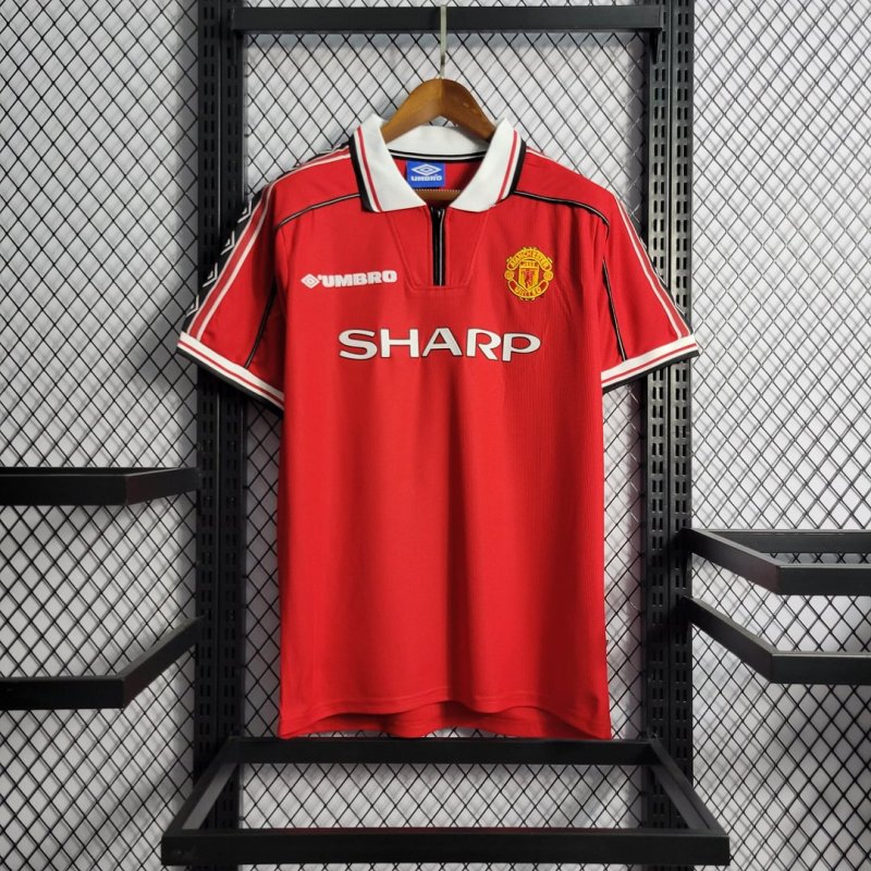 1998/1999 Retro Manchester United Home Football Shirt
