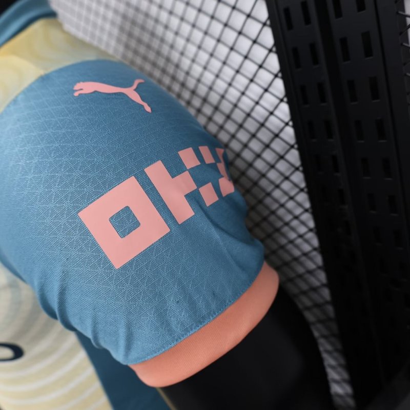 2024/2025 Player Version Manchester City Fourth Away Football Shirt