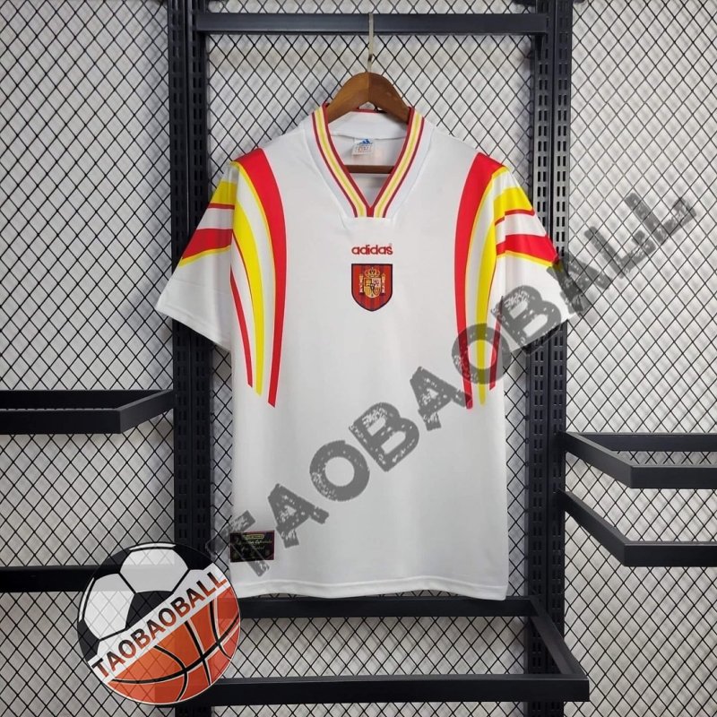 1996 Retro Spain Away Football Shirt