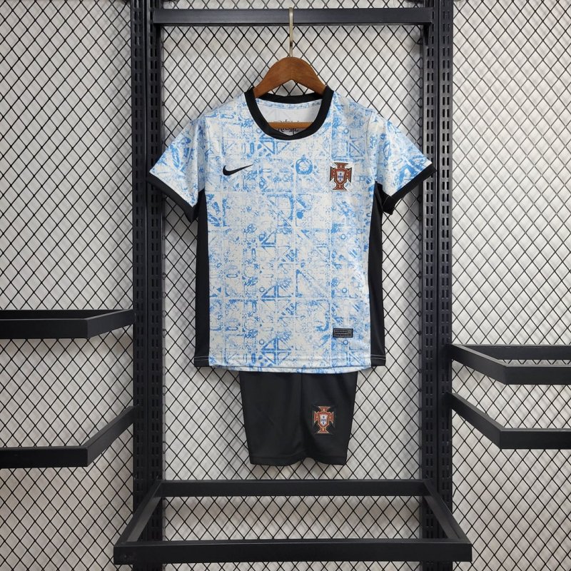 2024 Portugal Away Football Shirt Kids